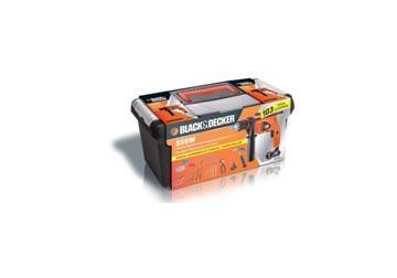 13mm Máy khoan búa 550W kèm 103 phụ kiện Black and Decker HD500BX