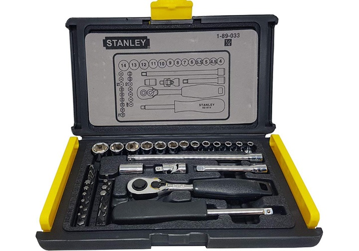 1/4" Bộ tuýp 35 chi tiết Stanley 89-033-1