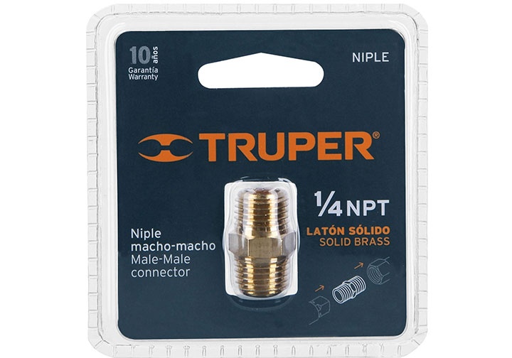 1/4" Khớp nối nhanh ống hơi Truper 19024 (NIPLE)