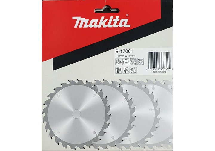 180X20X40T Lưỡi cưa hợp kim Makita B-17061