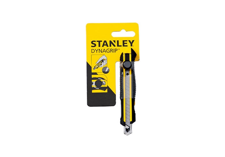 18mm Dao rọc giấy cán bọc cao su mềm Stanley STHT10418-8