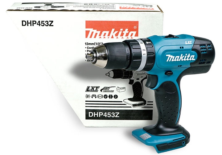 18V Máy khoan búa vặn vít dùng pin Makita DHP453Z