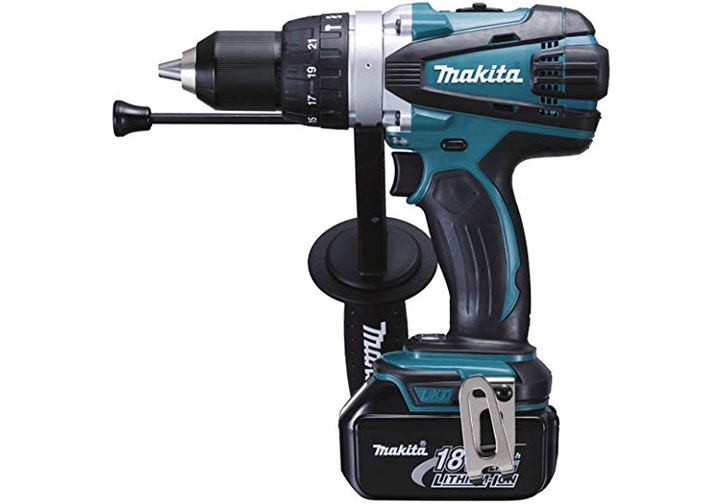 18V Máy khoan búa vặn vít dùng pin Makita DHP485SFE