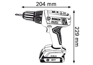 18V Máy vặn vít chạy pin Bosch GSR 1800-Li