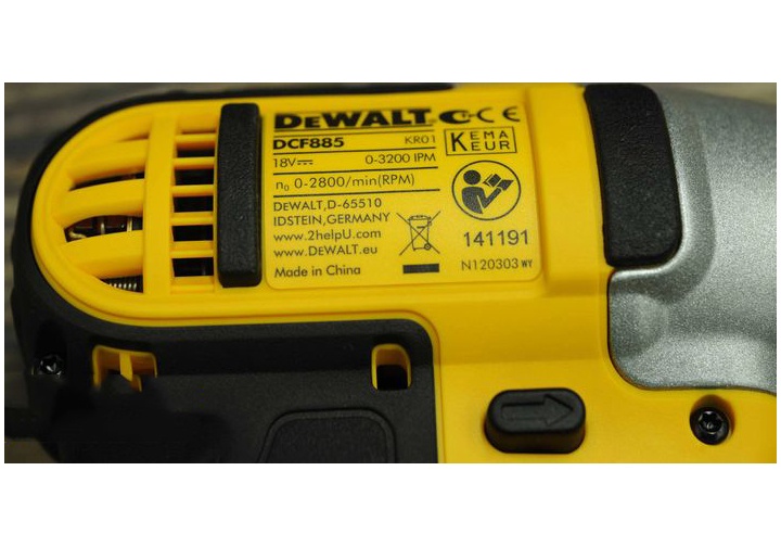 18V Máy vặn vít động lực dùng pin Dewalt DCF885N-KR