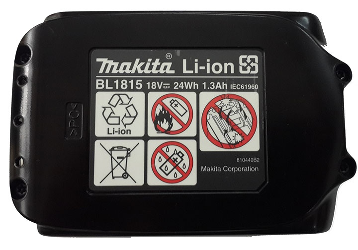 18V/1.3Ah Pin Lithium-Ion chân gài vàng Makita BL1815