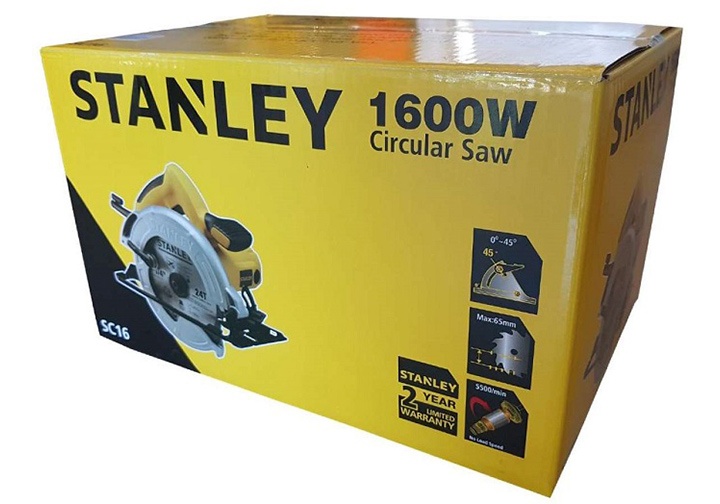 190mm Máy cưa đĩa 1600W Stanley SC16-B1