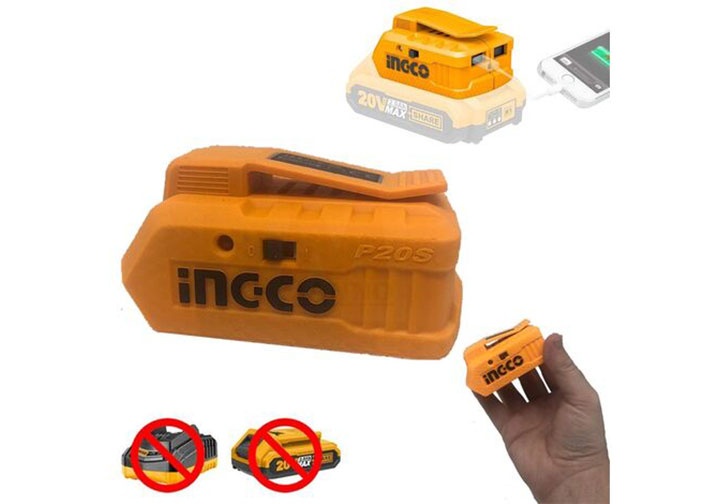 20V Bộ chuyển sạc USB Ingco CUCLI2001