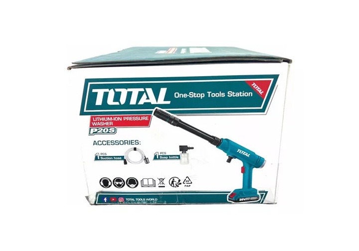 20V Bộ máy xịt rửa dùng pin Total TPWLI20282