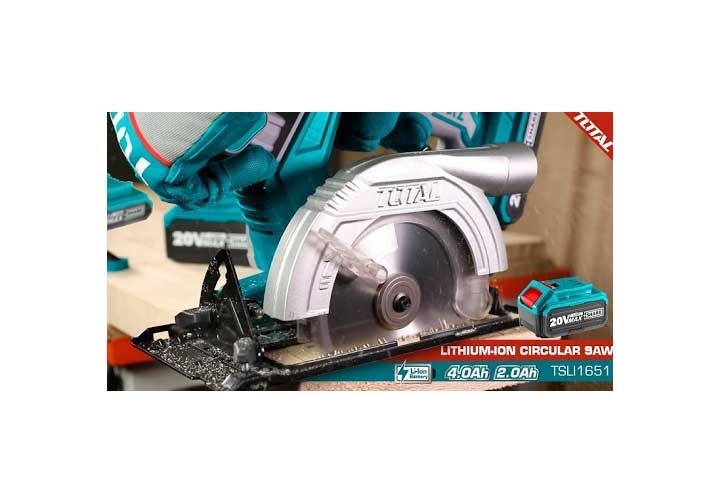 20V Máy cưa đĩa tròn dùng pin 165mm Total TSLI1651