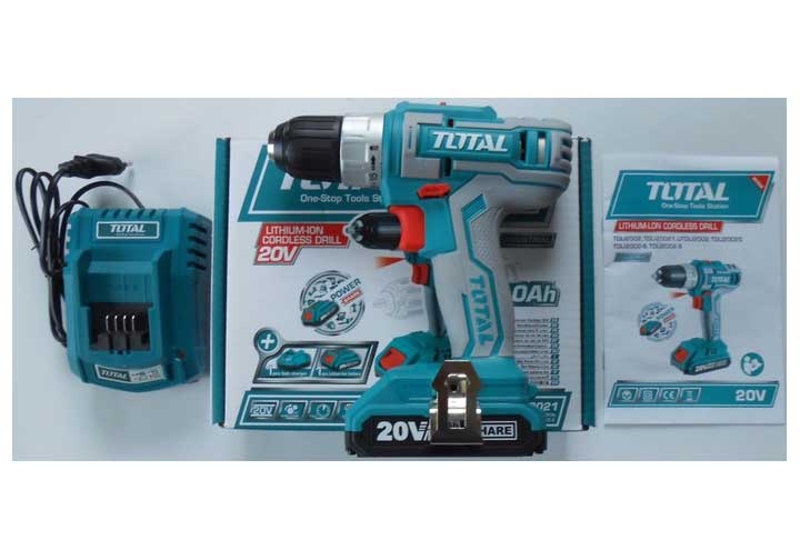 20V Máy khoan vặn vít dùng pin Total TDLI20021