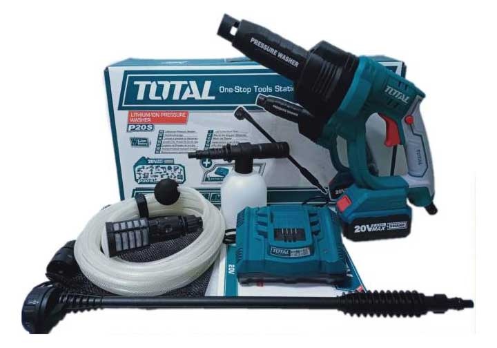 20V Máy xịt rửa áp lực dùng pin Total TPWLI20084