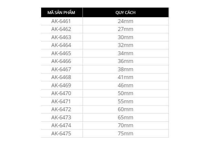 27mm Cờ lê miệng đóng Asaki AK-6462