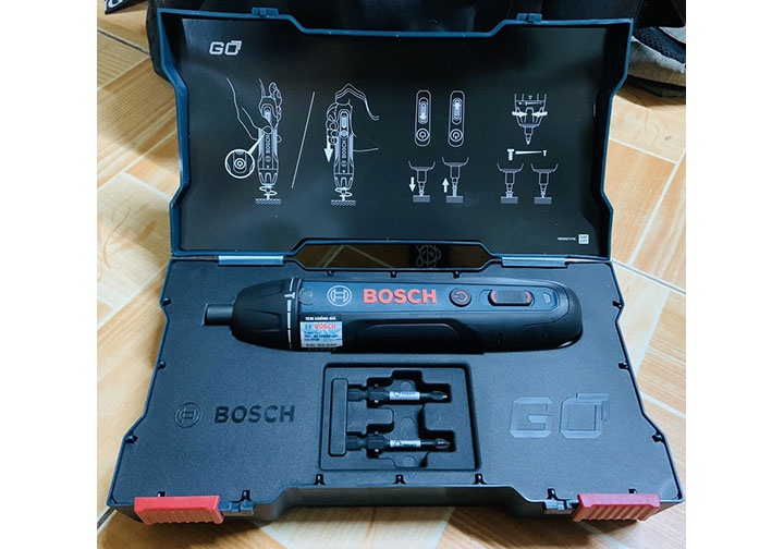 3.6V Máy vặn vít kèm 2 mũi vít Bosch Go GEN 2