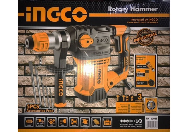 32mm Máy khoan đục bê tông 1500W INGCO RH150028