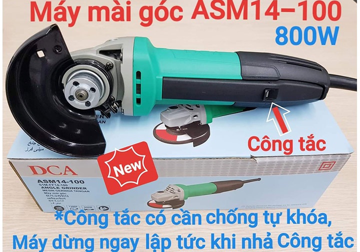 4" (100mm) Máy mài góc 800W DCA ASM14-100