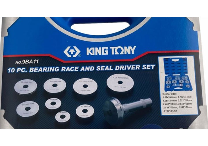 40-81mm Bộ cảo đóng bạc đạn 10 chi tiết Kingtony 9BA11