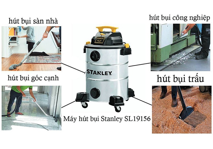 4000W Máy hút bụi ướt/khô Stanley SL19156