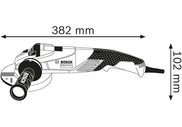 5" (125mm) Máy mài góc 1800W Bosch GWS 18-125 L