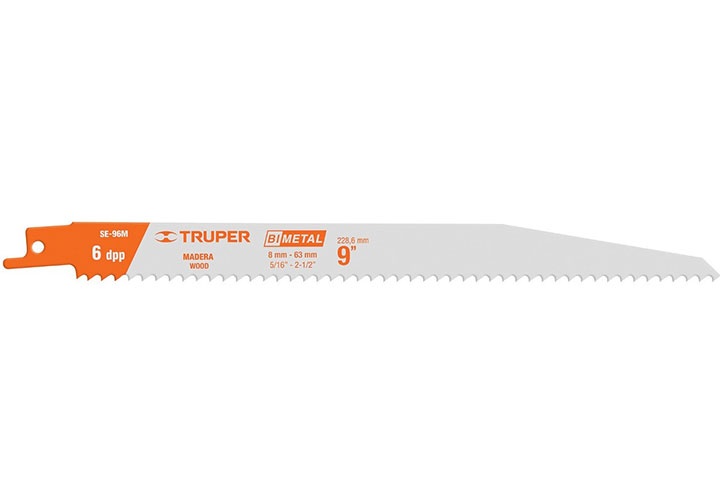 9" (230mm) Lưỡi cưa kiếm gỗ Truper 10788 (SE-96M)