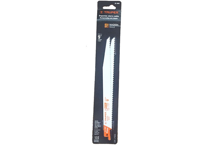 9" (230mm) Lưỡi cưa kiếm gỗ Truper 10788 (SE-96M)