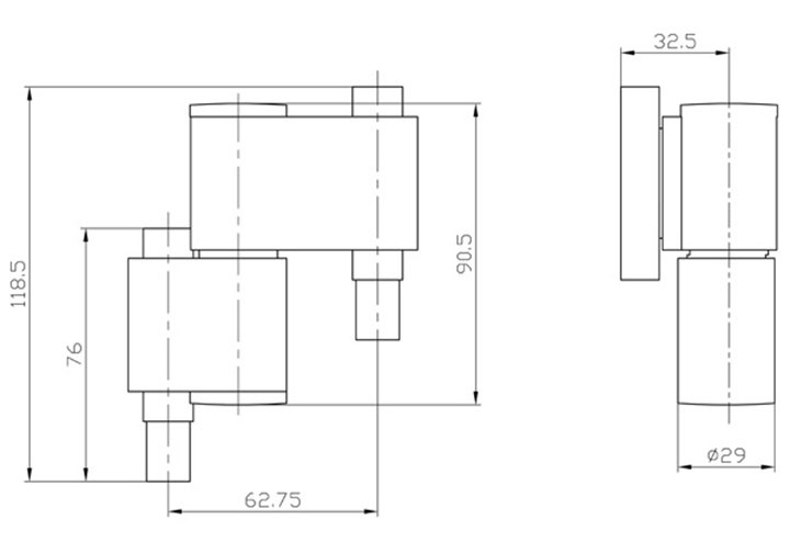 Bản lề cửa hợp kim Việt Tiệp 08430