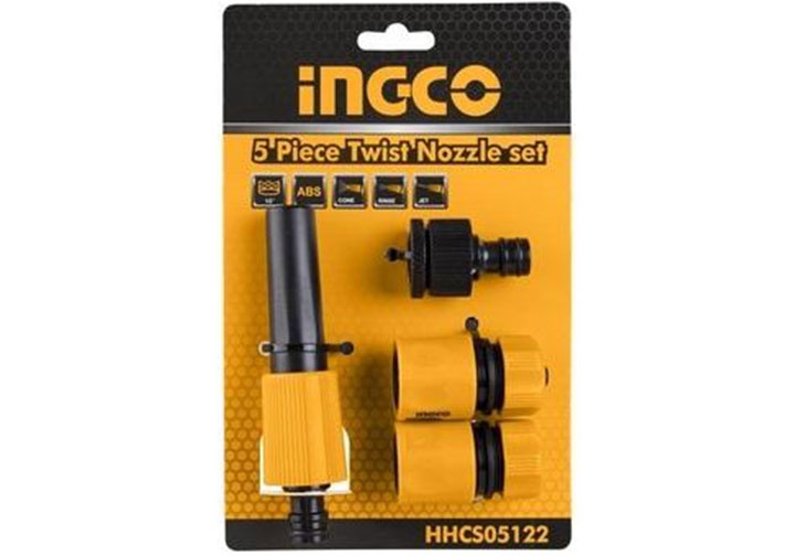 Bộ 5 đầu nối nhanh máy xịt rửa INGCO HHCS05122