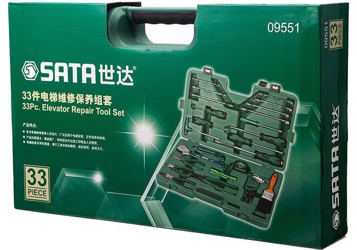 Bộ đồ nghề cầm tay 33 chi tiết Sata 09-551 (09551)