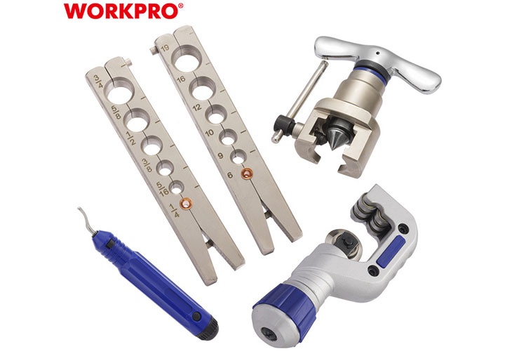 Bộ lã ống (nong ống) đồng 5 chi tiết Workpro WP303001