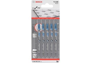 Bộ lưỡi cưa sắt 5 cây Bosch T118B