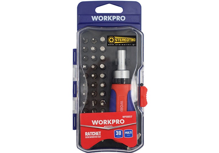 Bộ tuốc nơ vít đa năng 36 chi tiết Workpro WP200517